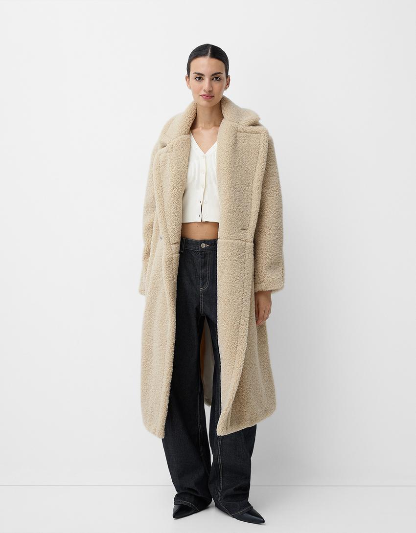 Mathilde | Oversize Teddyjakke til Vinteren