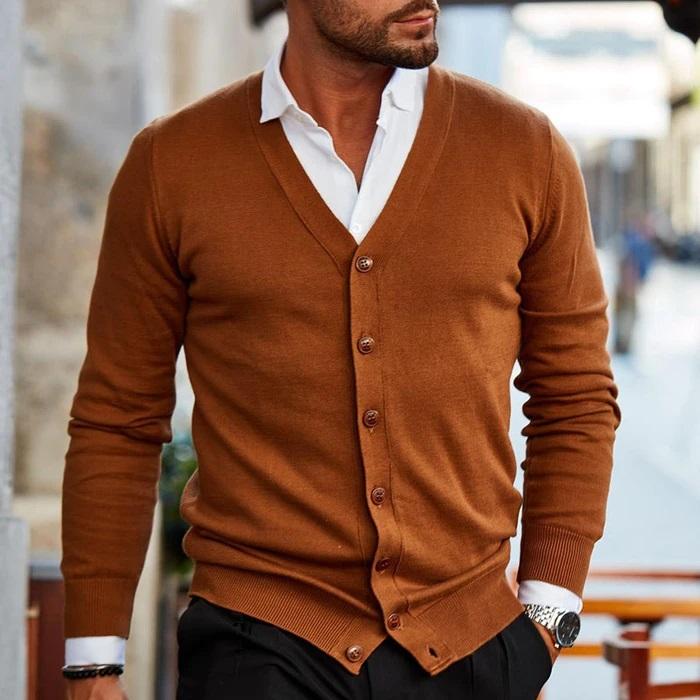 Mikkel | Elegant cardigan til mænd