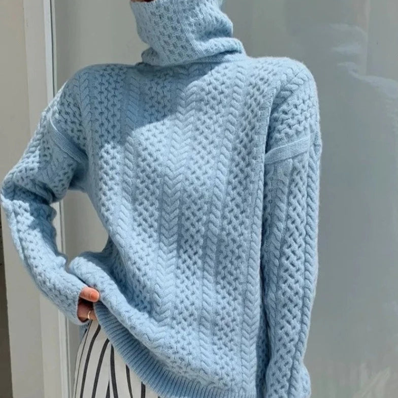 Bodil | Varm Kvinders Rullekrave Sweater til Vinter