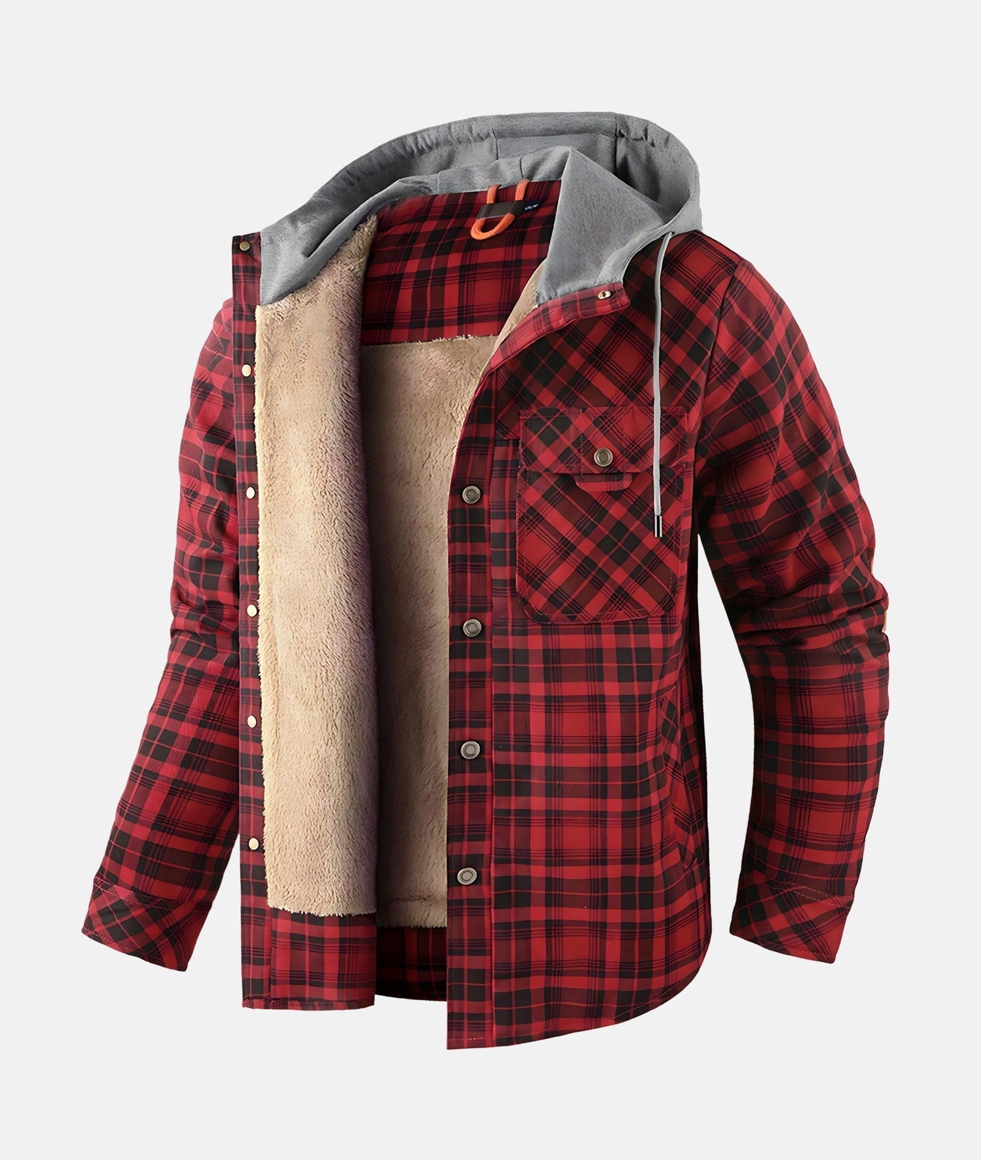 Rutig Flanneljakke