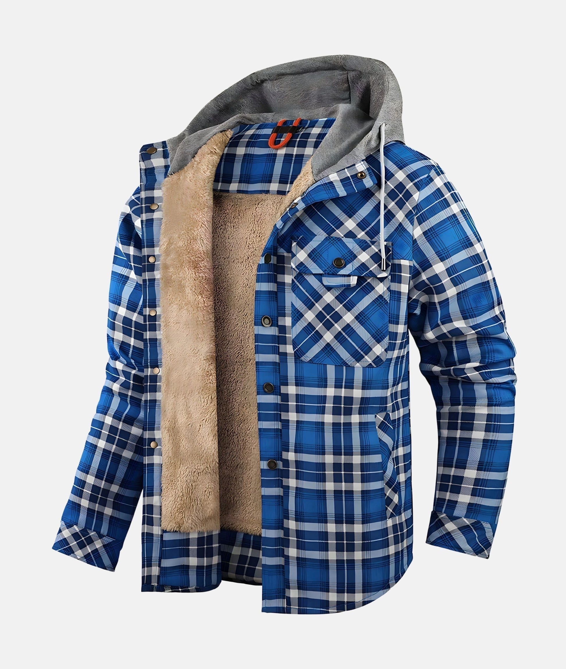Rutig Flanneljakke