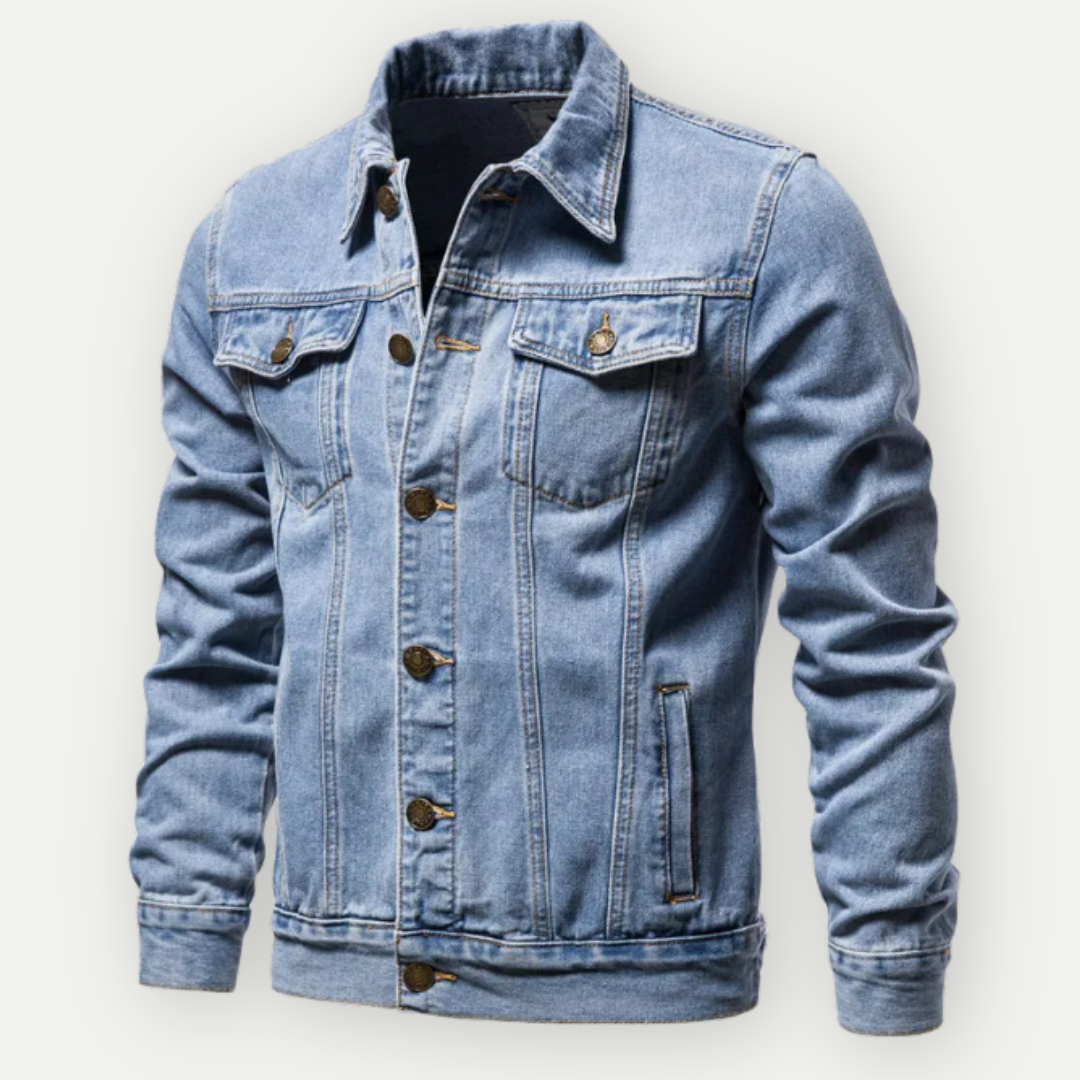Jonas | Overgangsjakke i denim-look til mænd