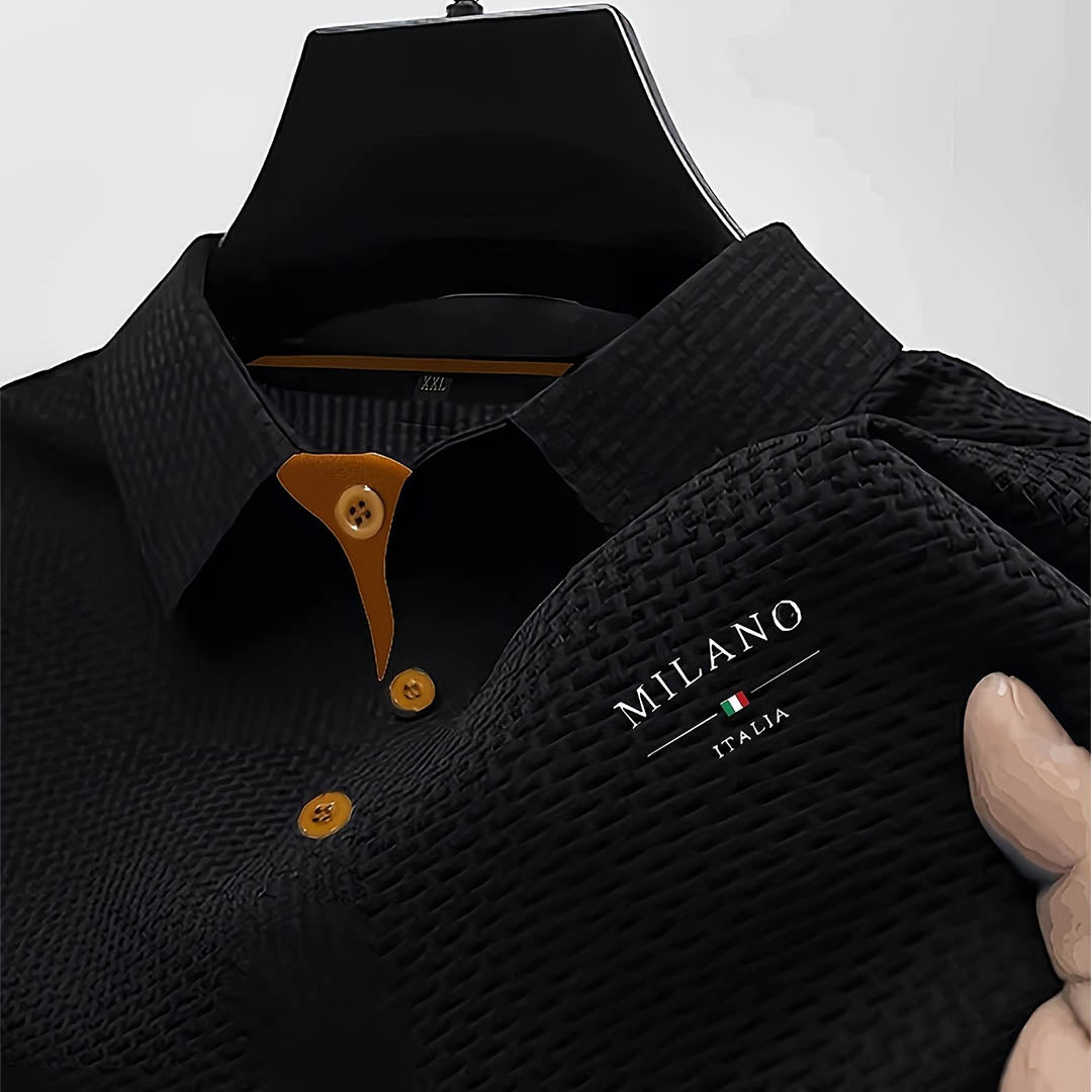 Luca | Struktureret poloshirt