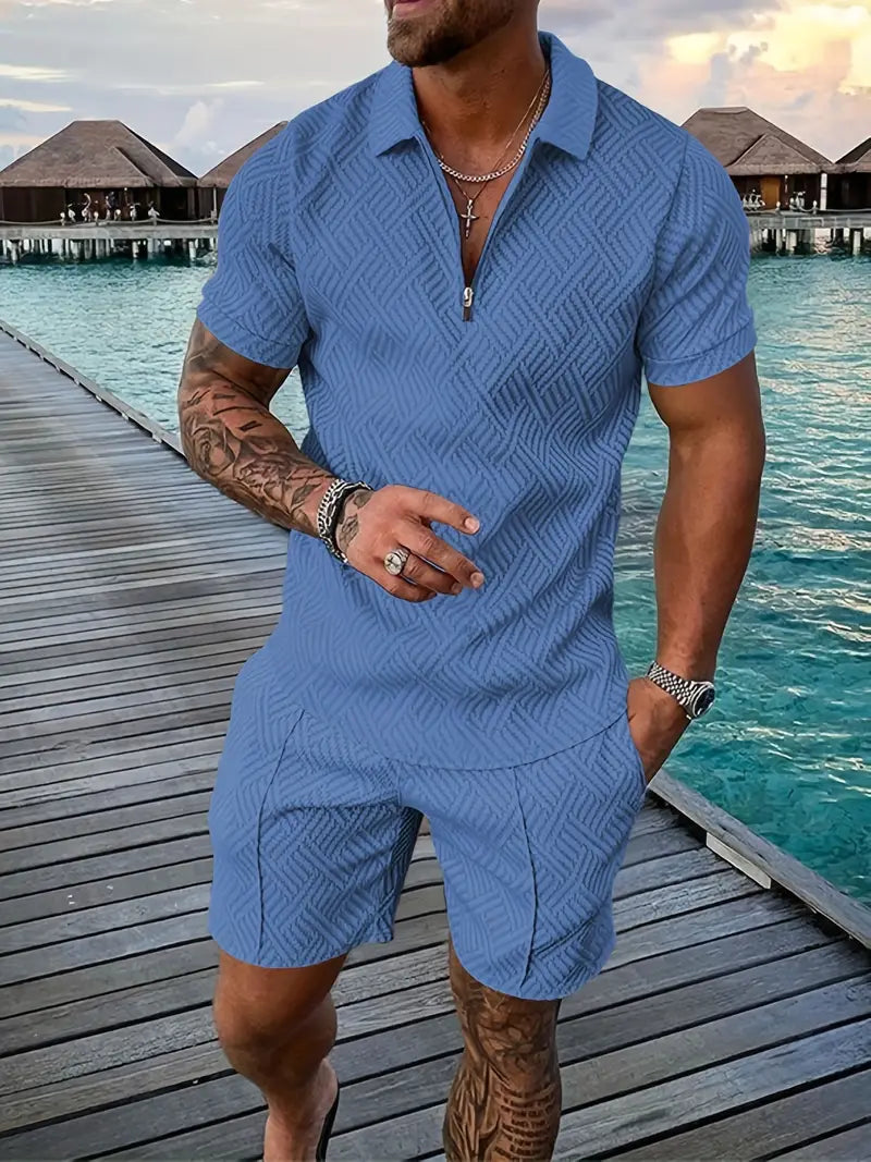 Rasmus™ | Stilfuldt polo- og Shortsæt