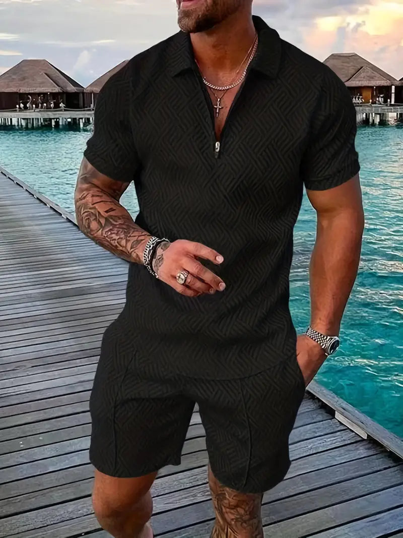 Rasmus™ | Stilfuldt polo- og Shortsæt