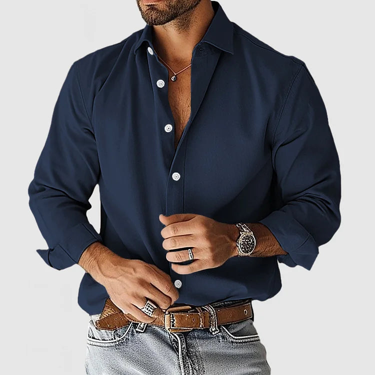 Hugo | Klassisk Skjorte med Knapper Stilet Look