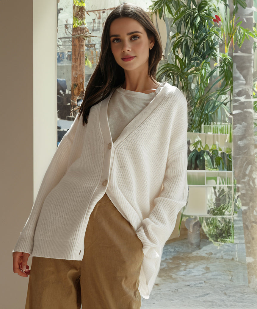 Luna | Dame Komfortabel Strikket Cardigan