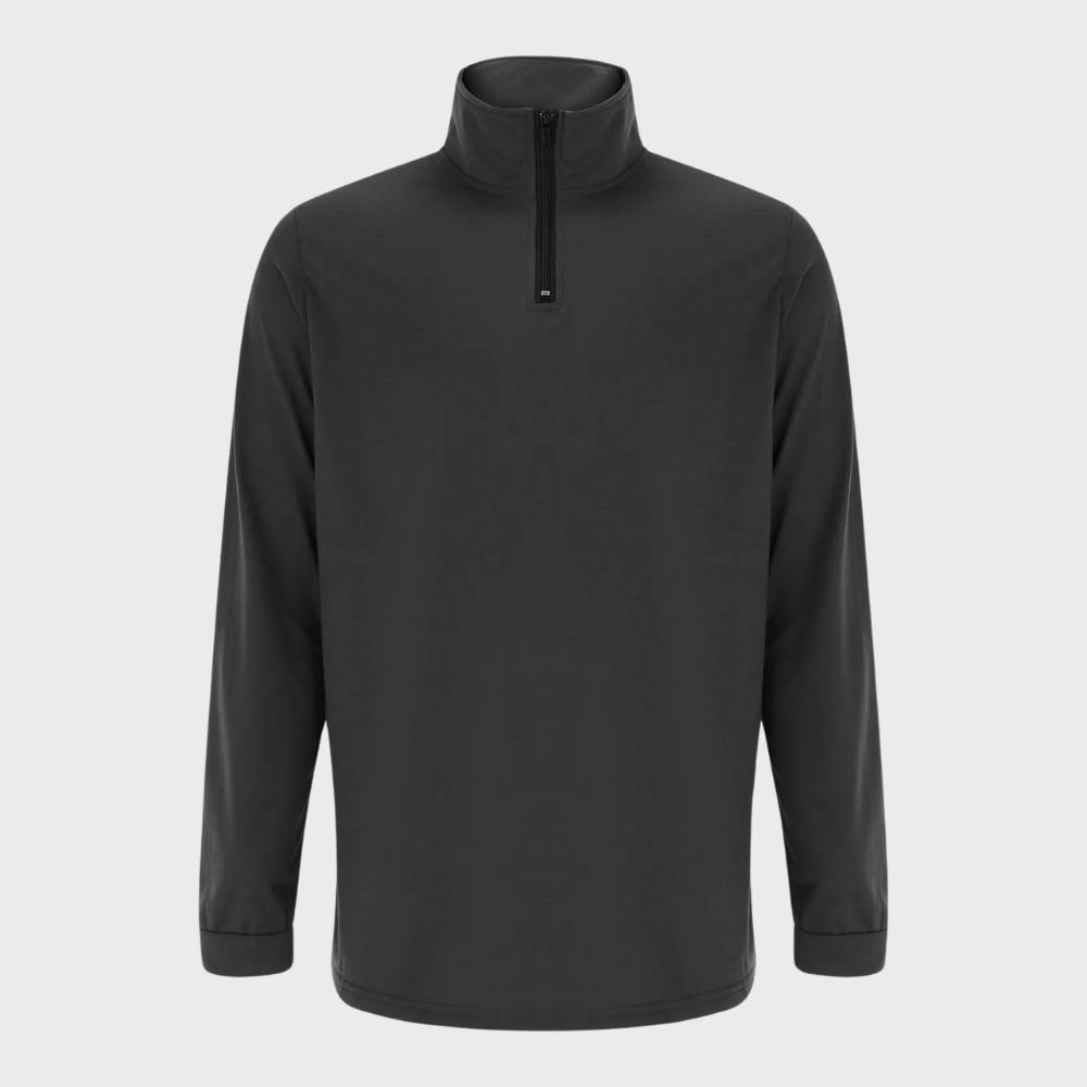 Victor | Lys sweater med lynlås til mænd