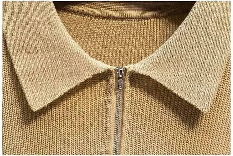 Emil | Sweater med halv lynlås til mænd