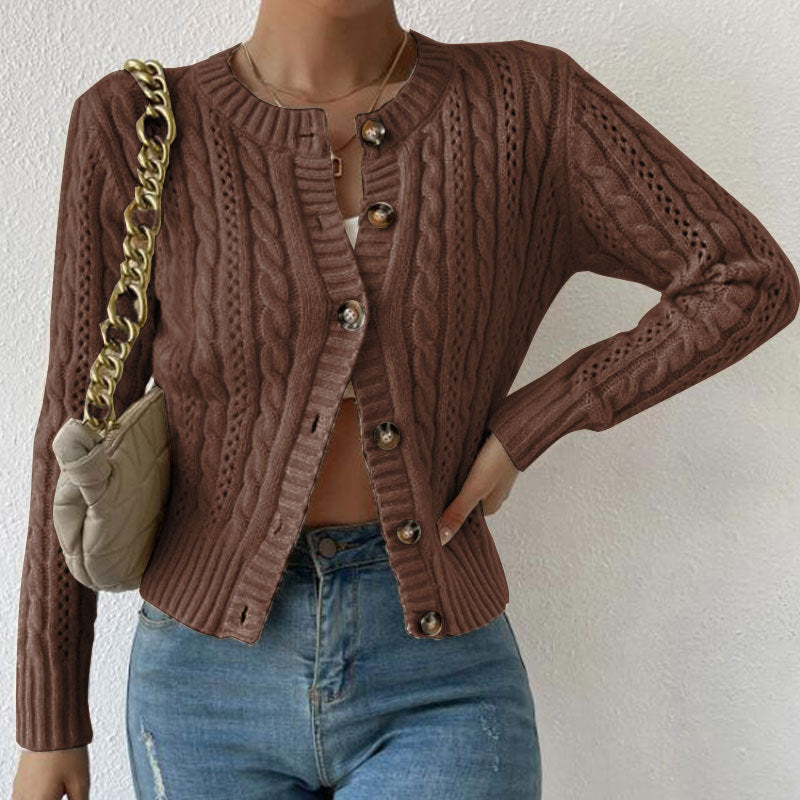 Mathilde | Elegant Langærmet Cardigan til Kvinder