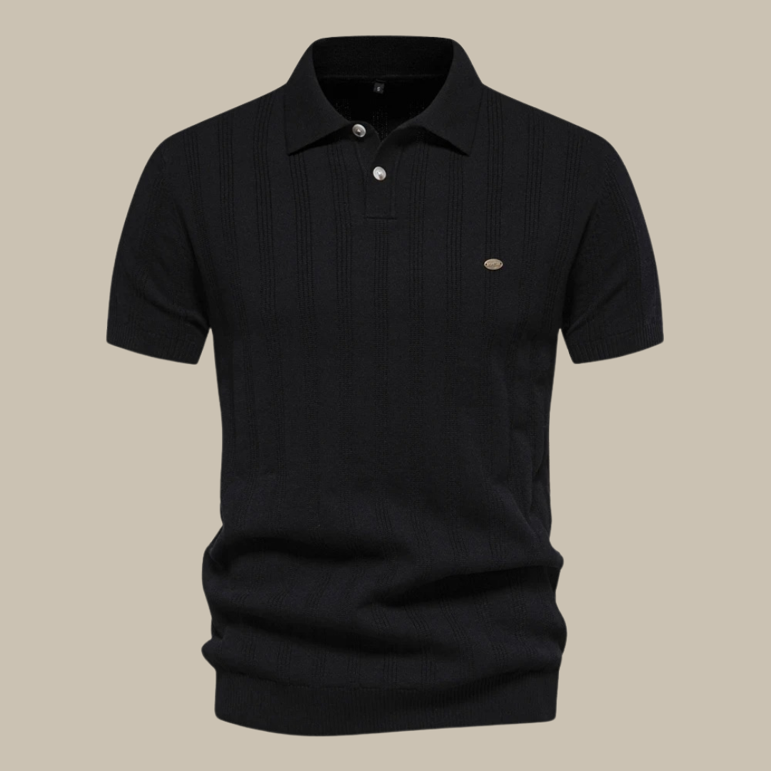 Merino Polo med Kort Ærme