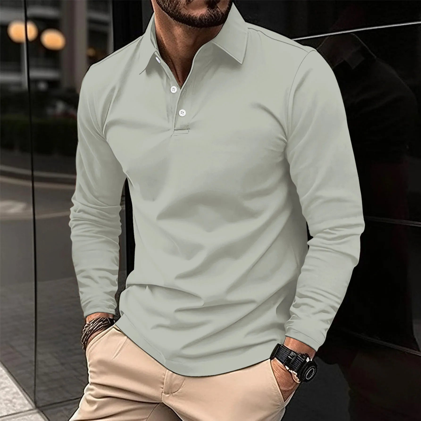 Lucas | Alsidigt Poloshirt med Stilfuldt Design