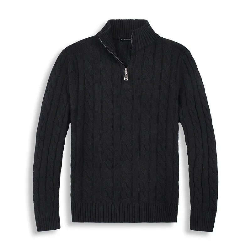 Esben | Klassisk sweater med lynlås til mænd