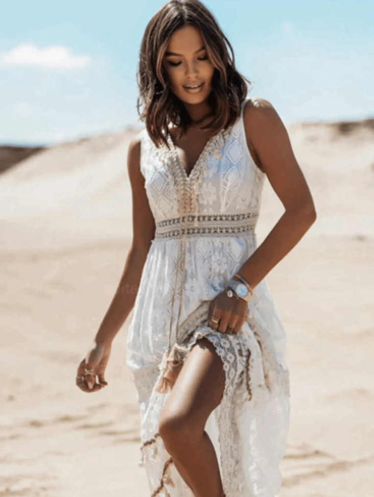 Boho Kjole til Kvinder til Sommer