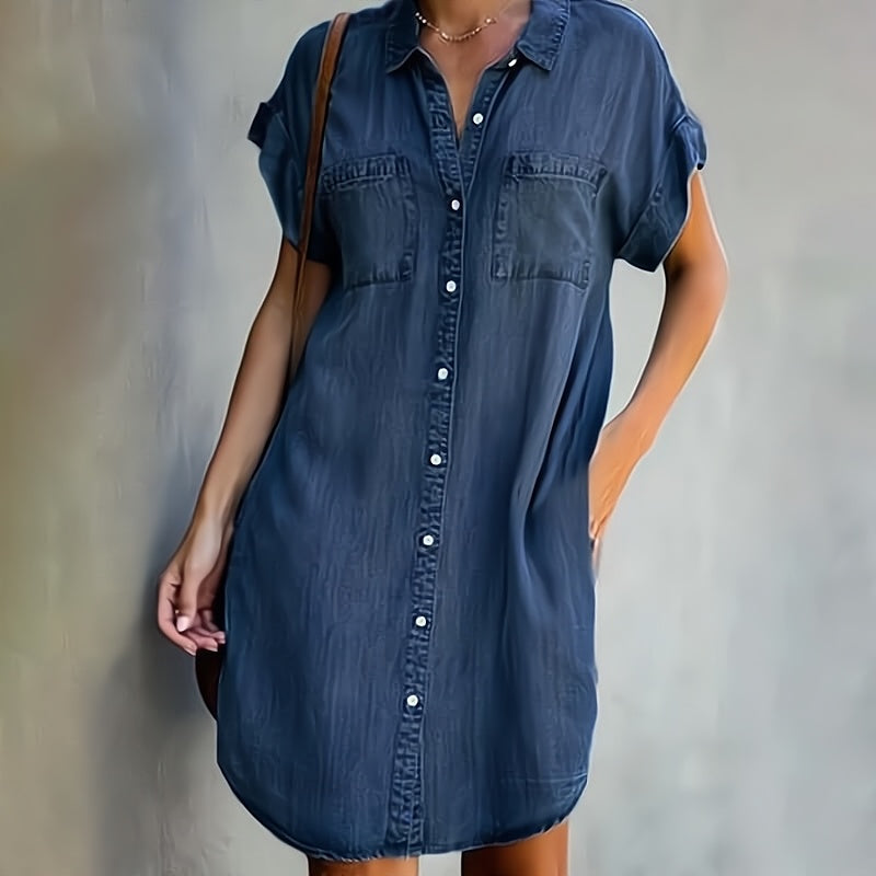 Amalie – Denim Kjole