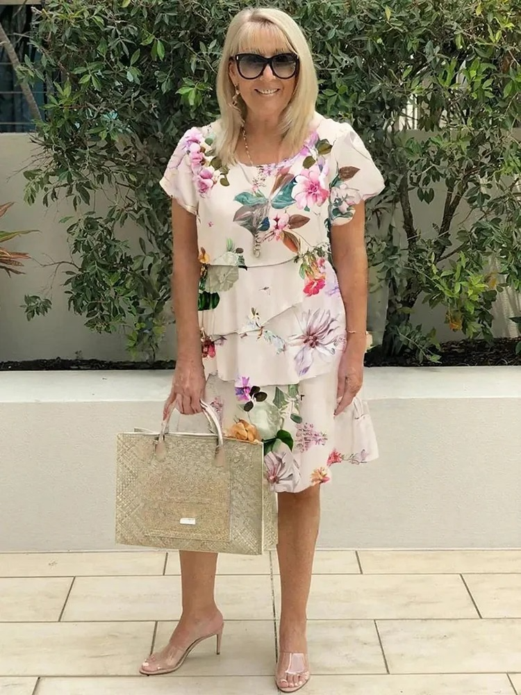 Emilie | Sommerkjole med Blomsterprint