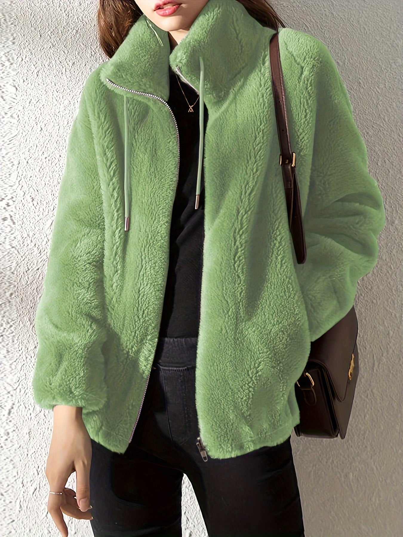 Elina - Blød Fleece Jakke