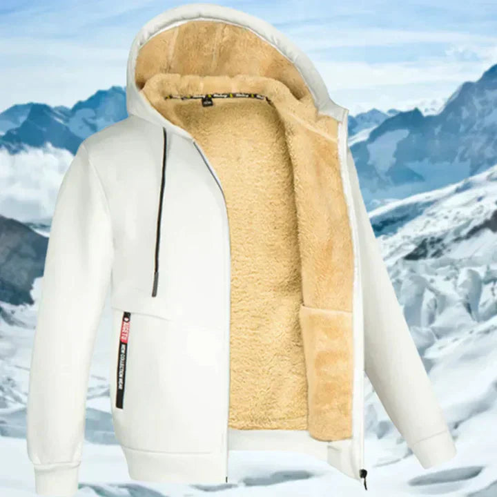 Gilben - Herre vinterjakke med hætte og fleece