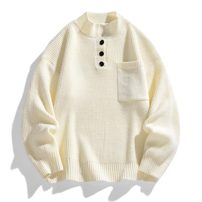 Thomas | Vinter sweater med lommer til mænd