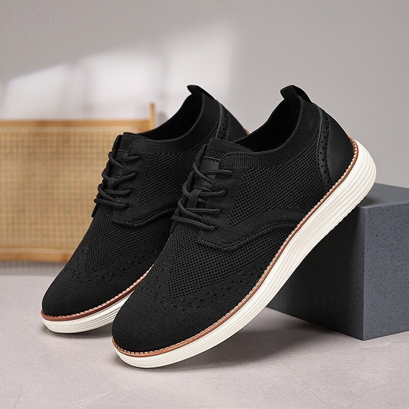 Åndbare sneakers til mænd i moderne stil