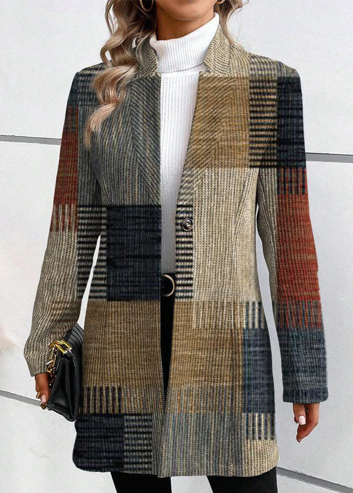 Hanne | Elegant Blazer Med Mønster