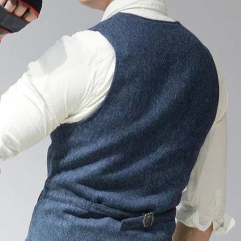 Simon | Vintage sweater uden ærmer til mænd