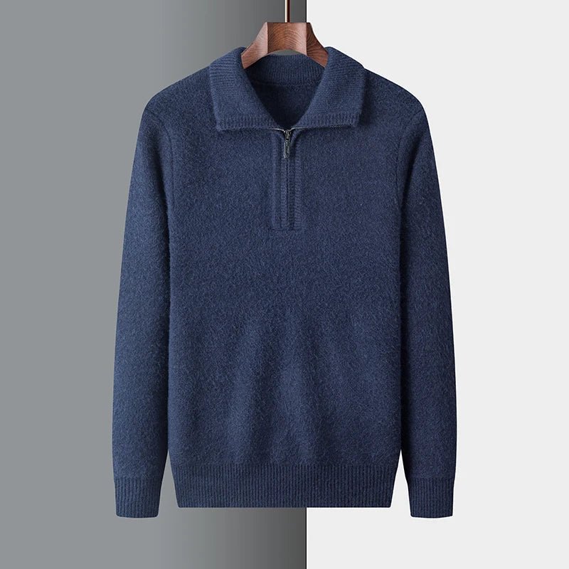 Morten | Sweater med lynlås til mænd