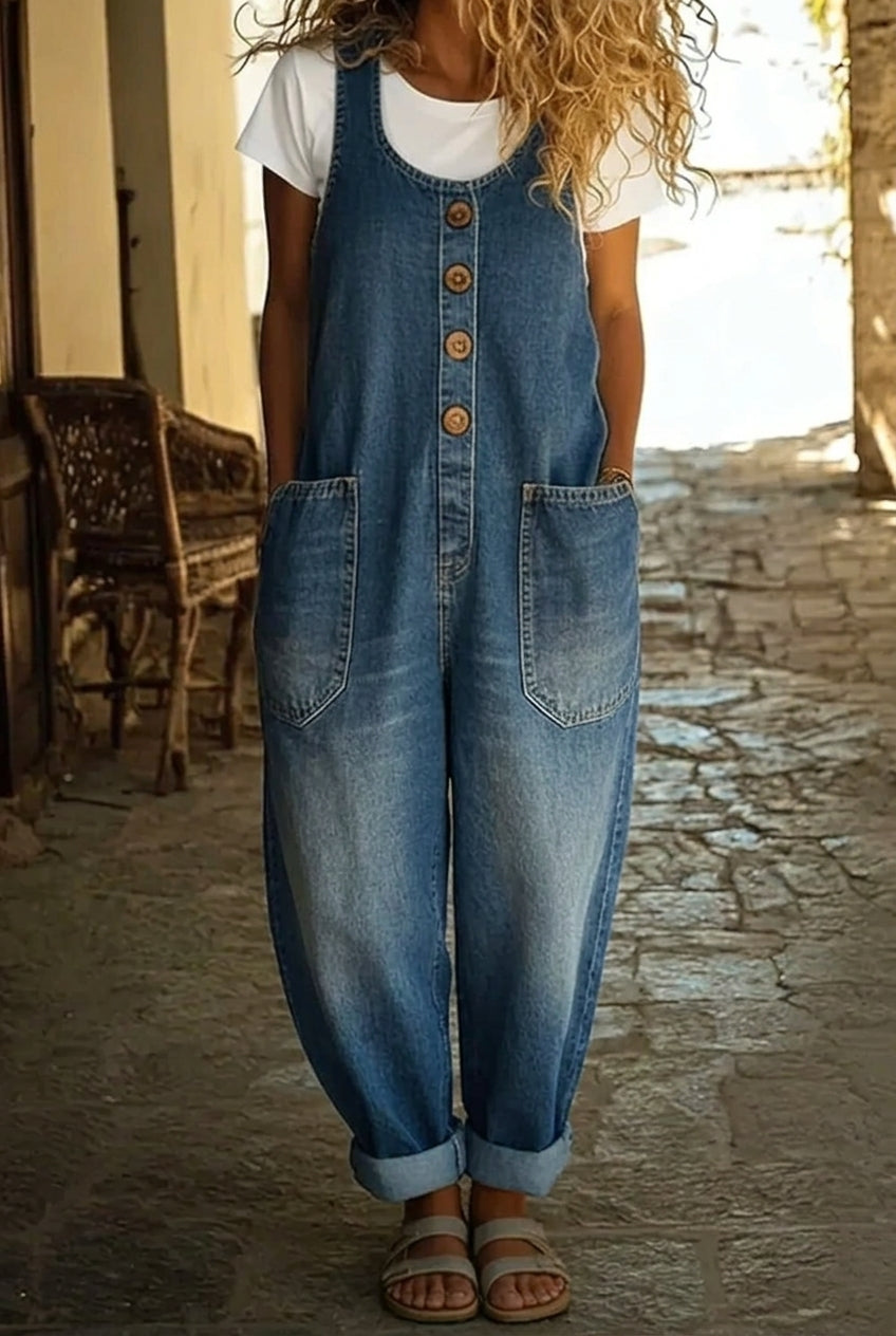 Katrine™ | Denim jumpsuit