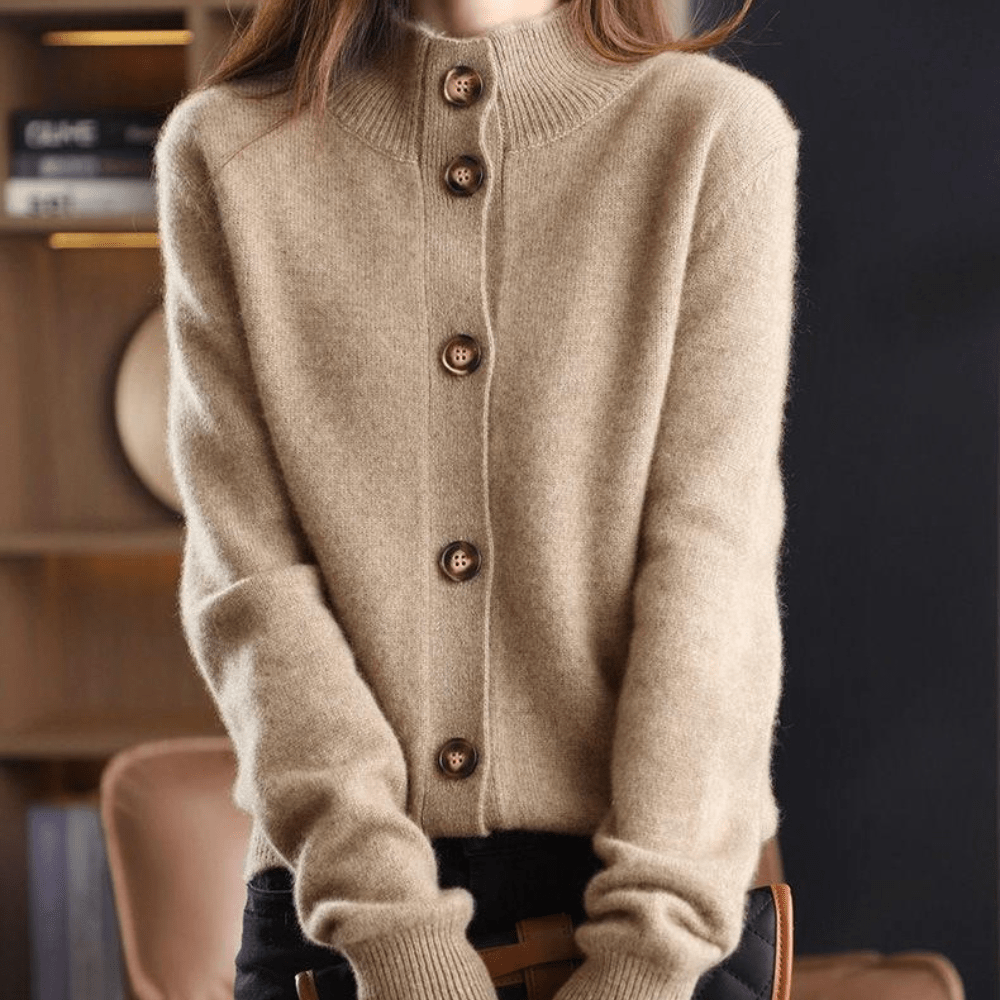 Anne - Luksuriøs Strikket Cardigan