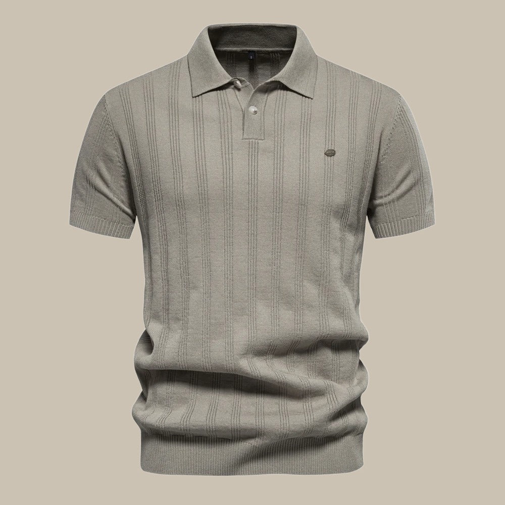 Merino Polo med Kort Ærme