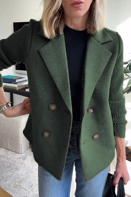 Hedvig | Elegant Strikærme Blazer