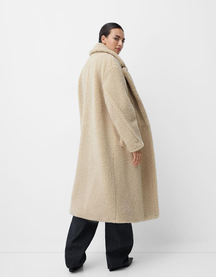 Mathilde | Oversize Teddyjakke til Vinteren