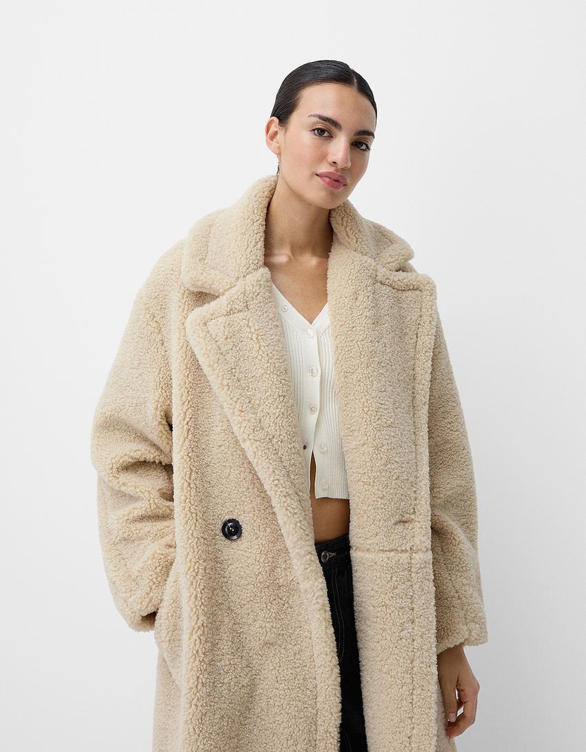 Mathilde | Oversize Teddyjakke til Vinteren