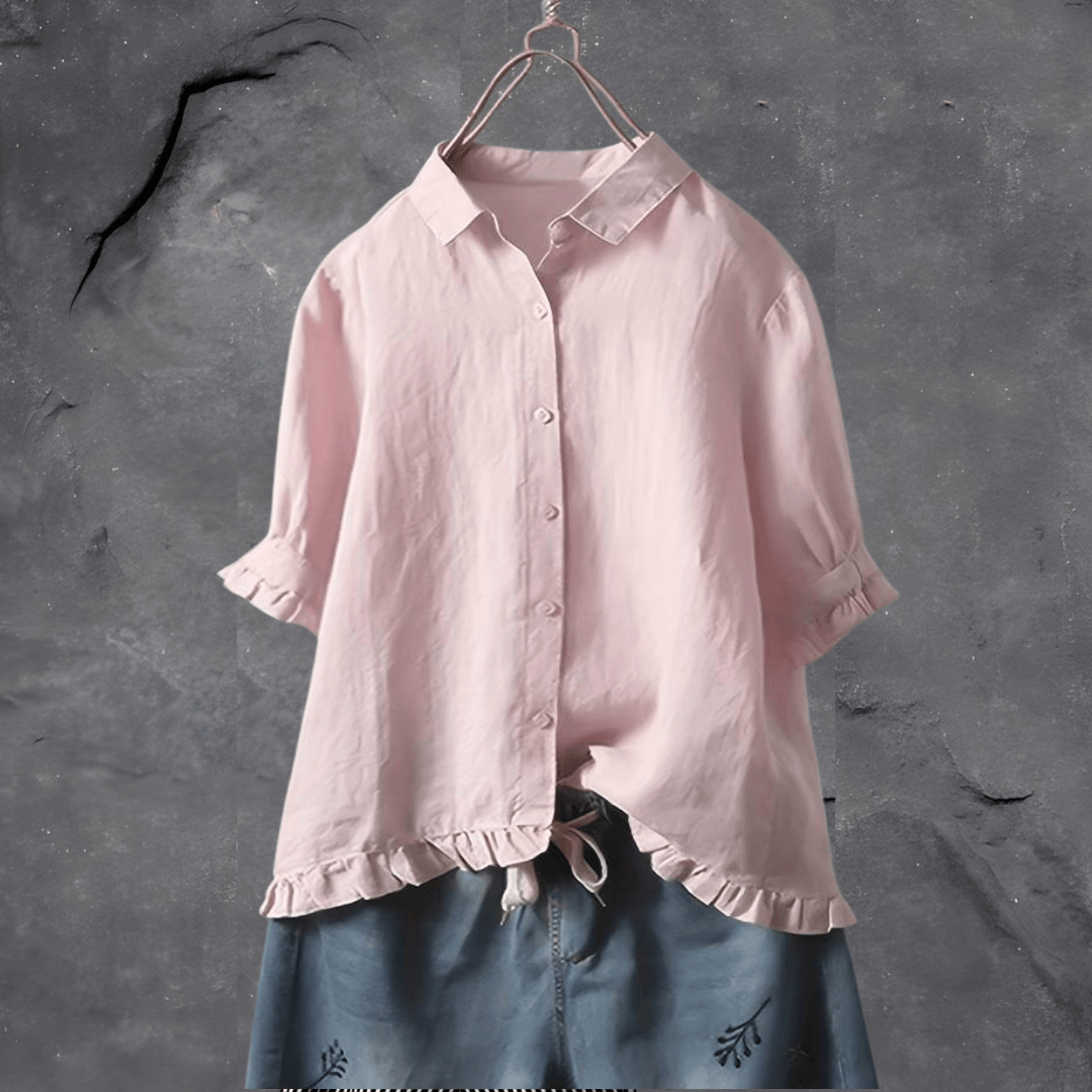Elegant skjorte med knapper og klassisk design