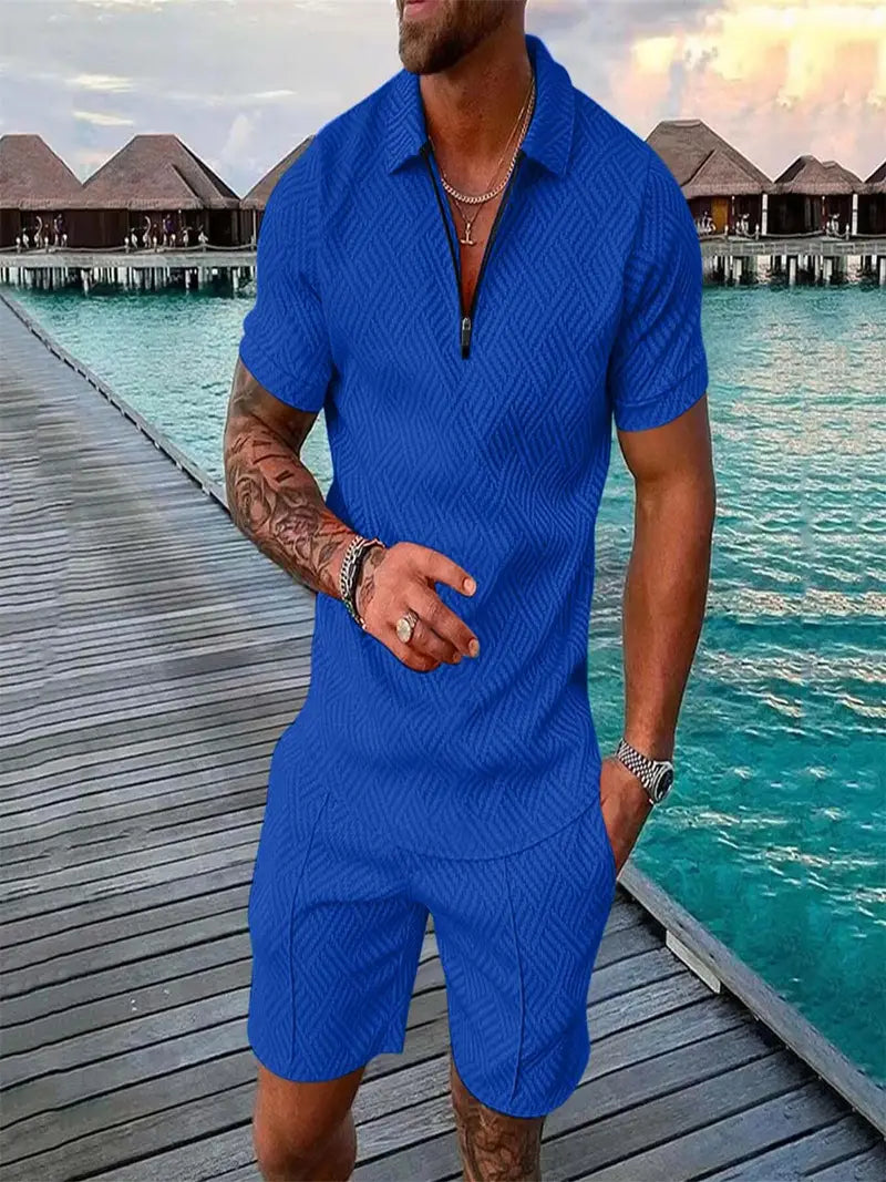 Rasmus™ | Stilfuldt polo- og Shortsæt