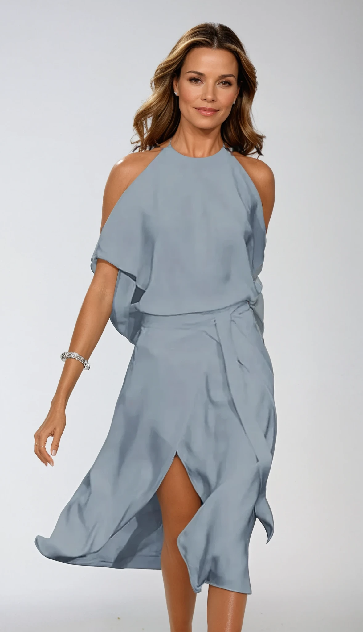 Astrid™ | Elegant Skulderfri Midikjole