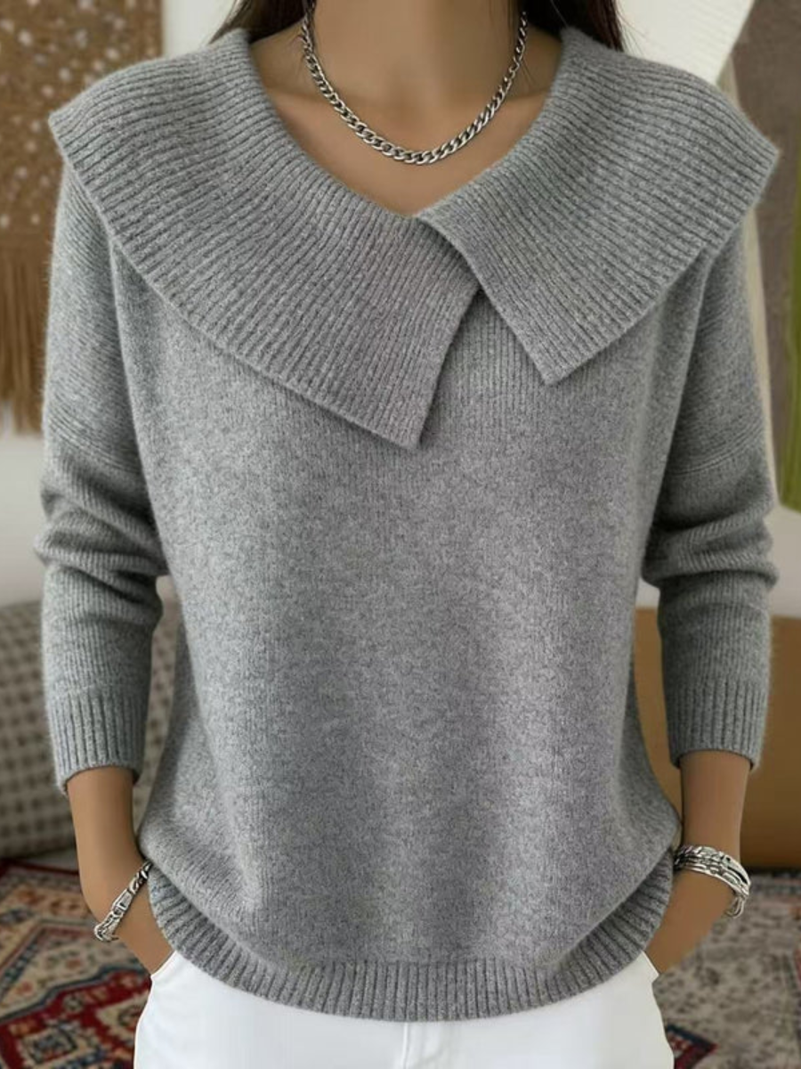 Lise™ | Varm Strikbluse