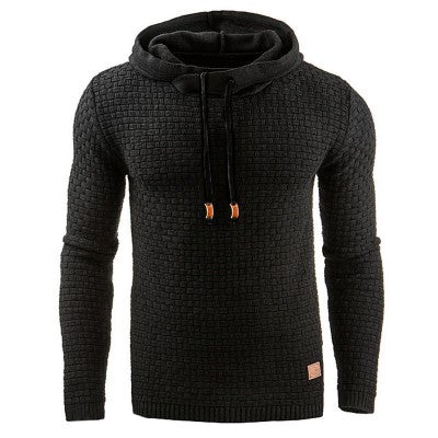 Lars | Casual sweater med hætte til mænd