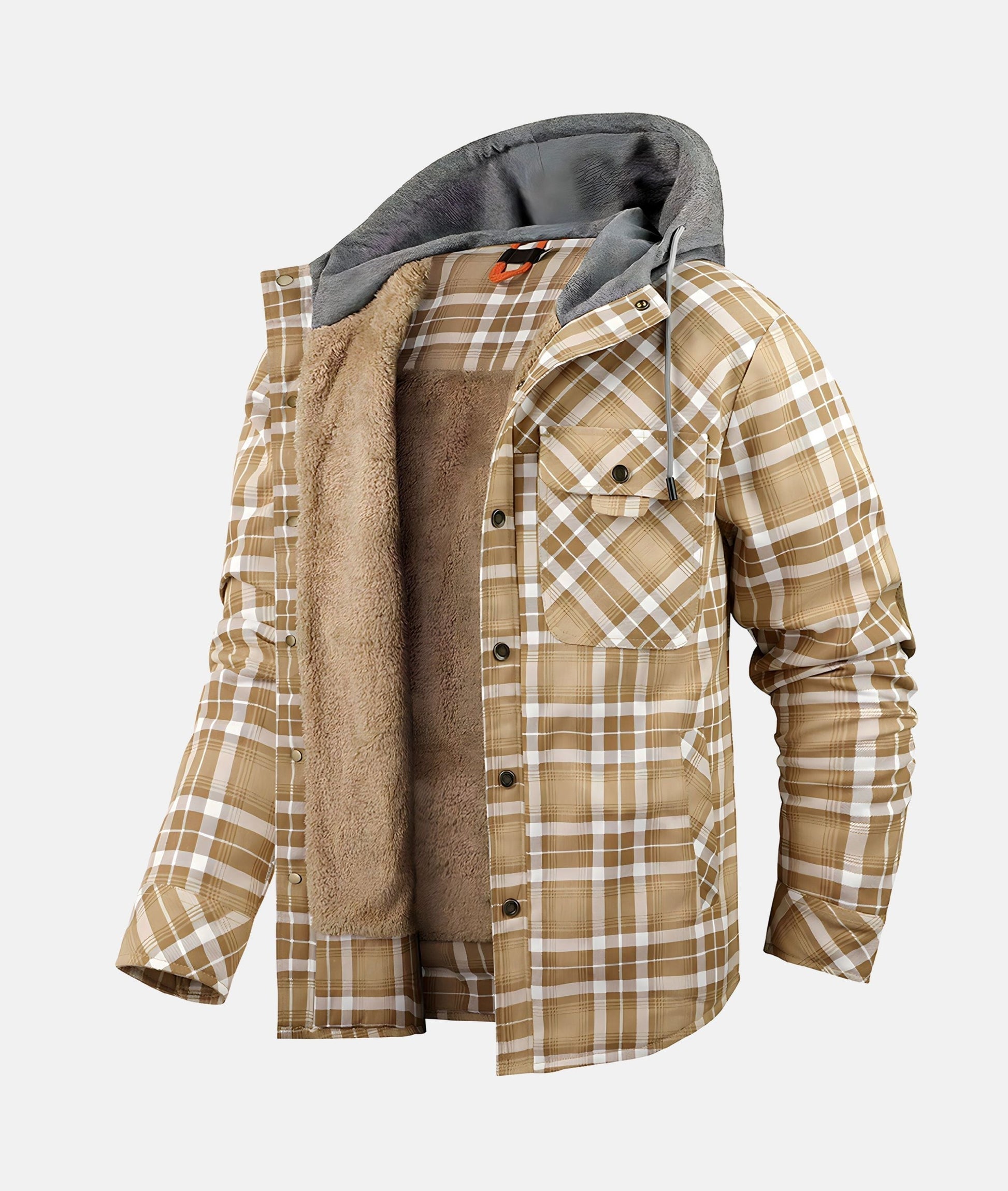 Rutig Flanneljakke