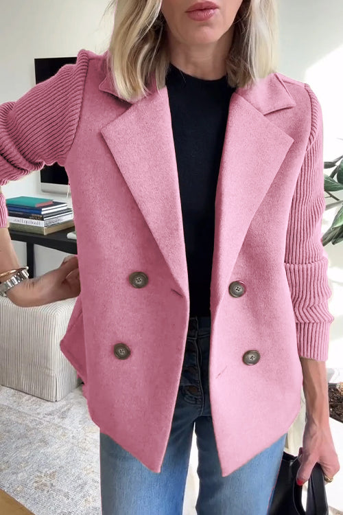 Hedvig | Elegant Strikærme Blazer