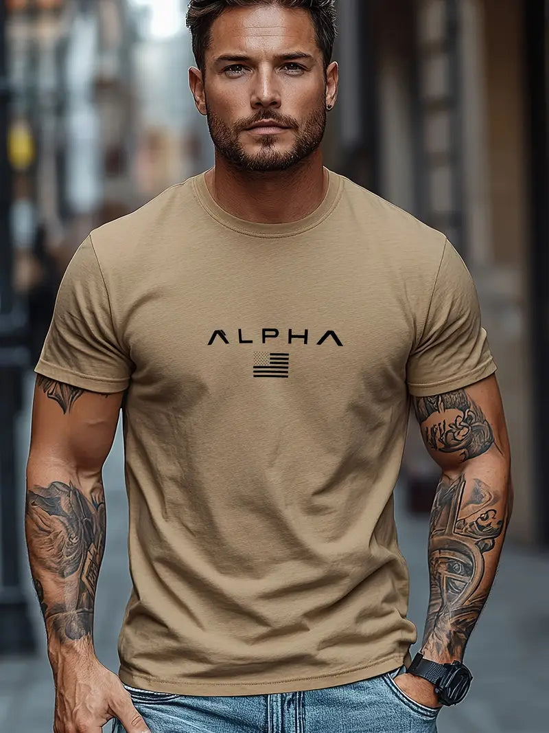 Crew Neck T-shirt i 100% Bomuld