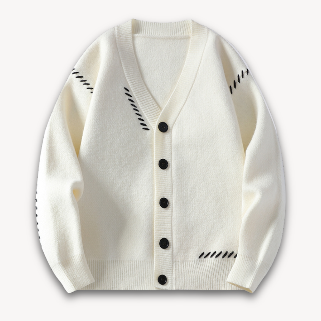 Lorenzo | Cardigan in maglia invernale per uomo
