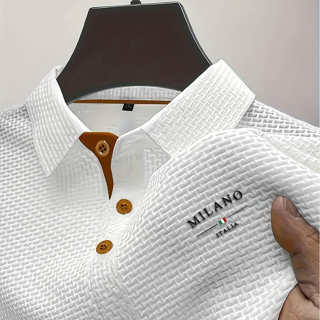 Luca | Struktureret poloshirt