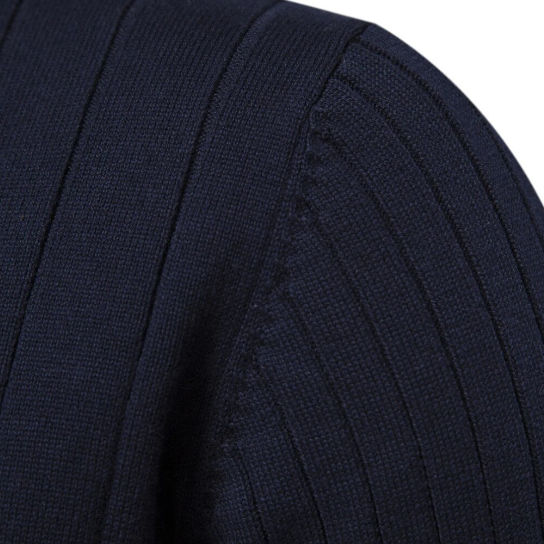 Jesper | Langærmet sweater med lynlås til mænd