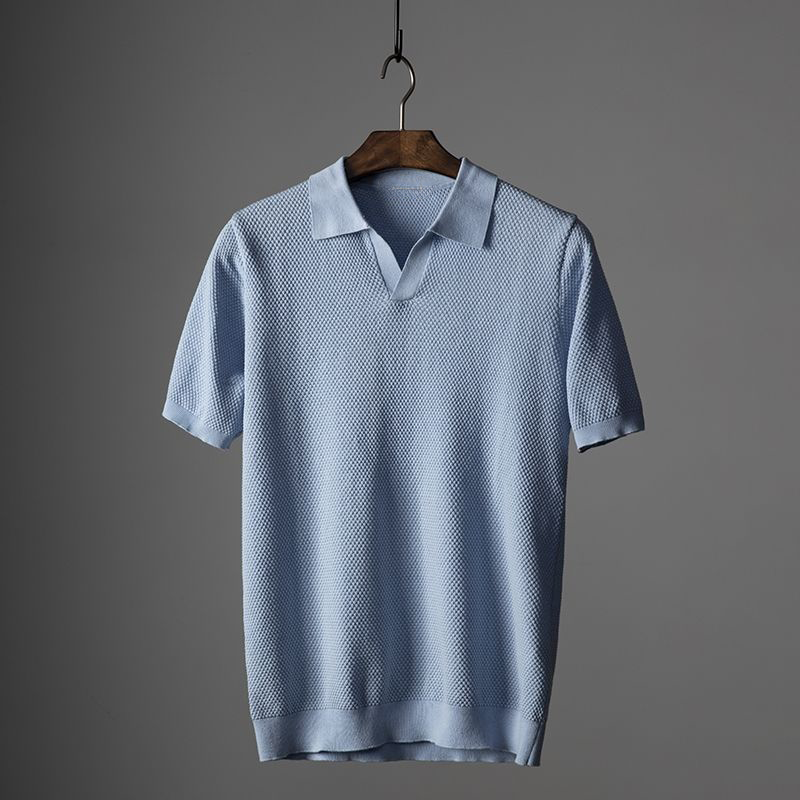 Noah | Elegant Poloshirt med Korte Ærmer