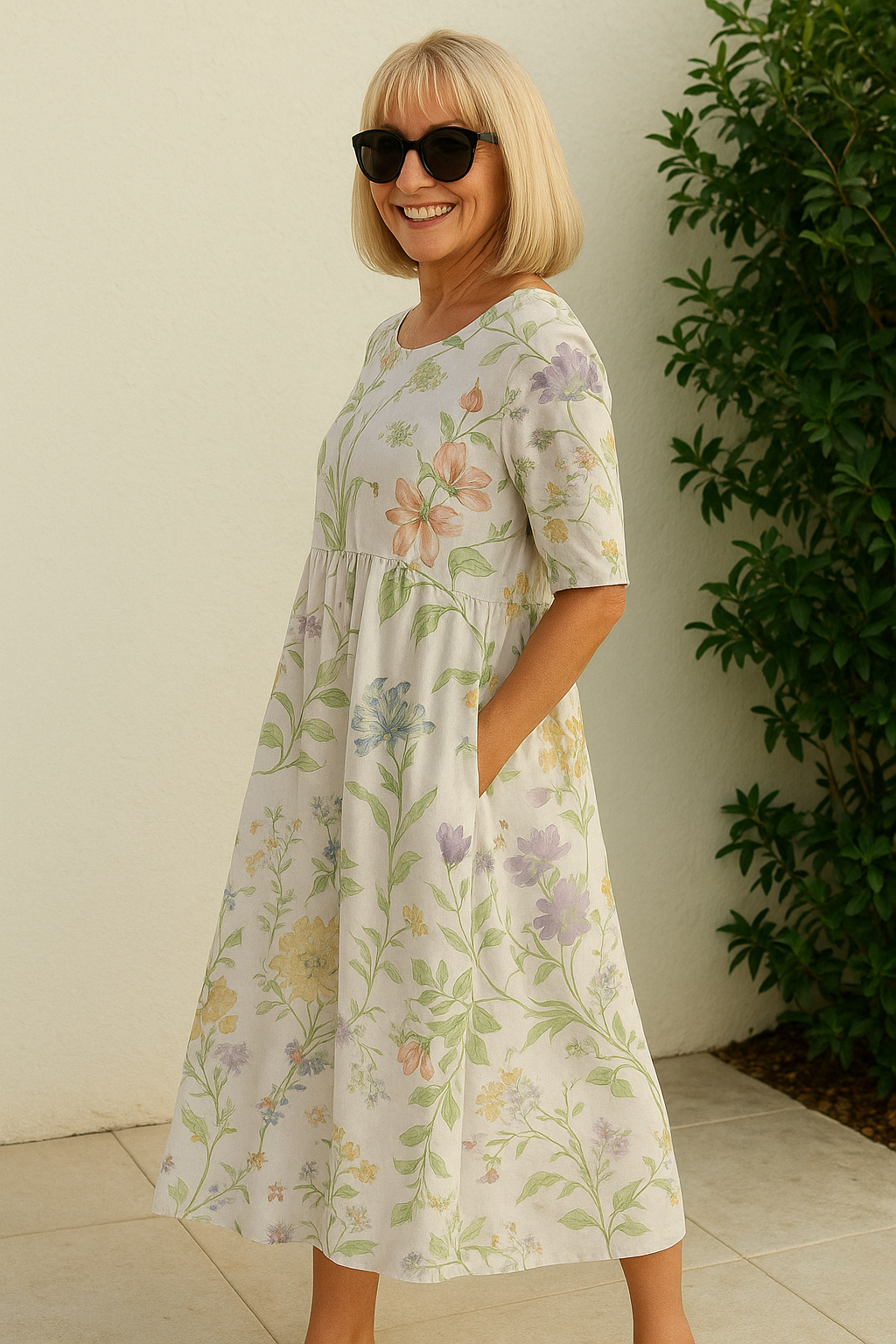 Ingrid™ | Elegant blomsterkjole