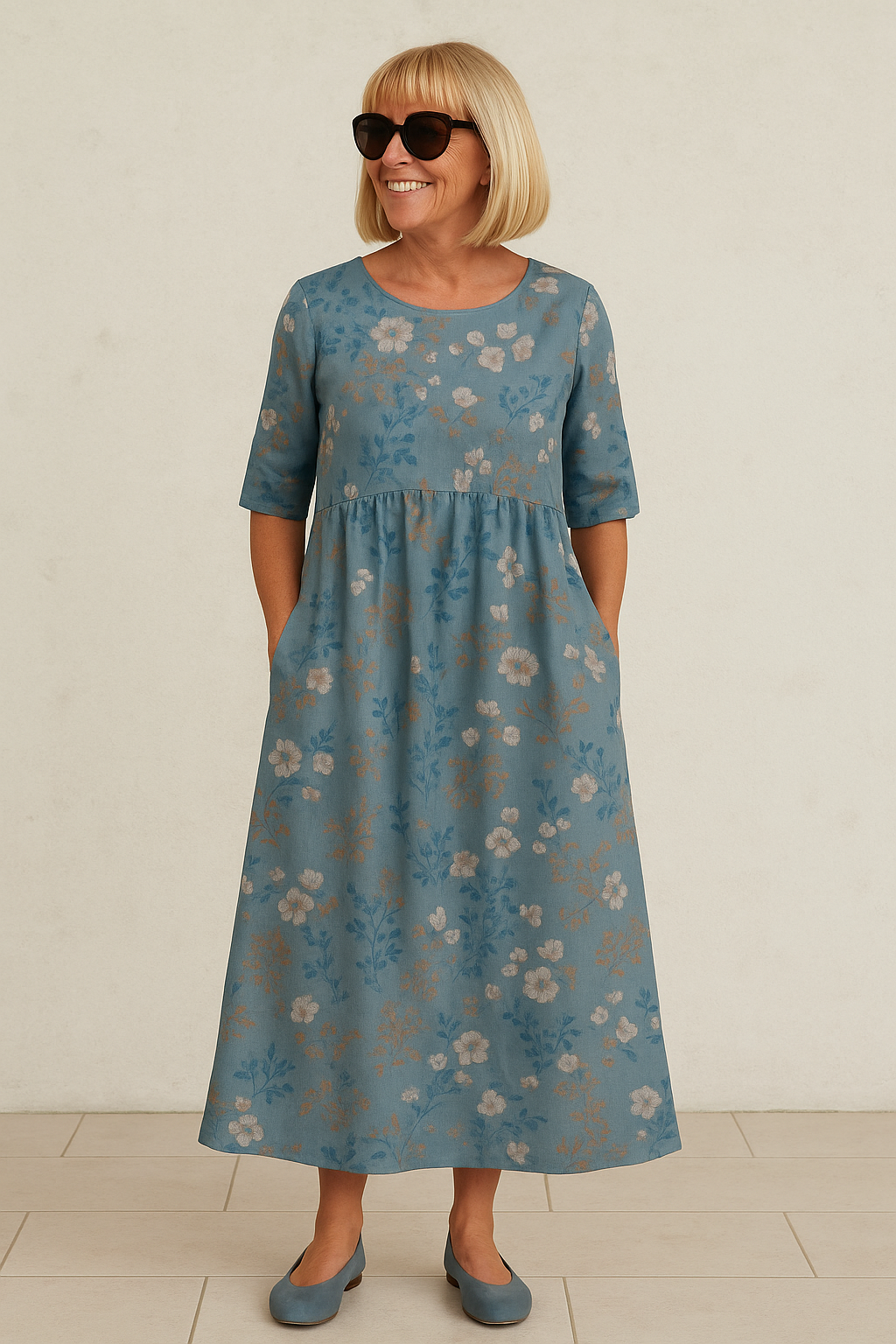Ingrid™ | Elegant blomsterkjole
