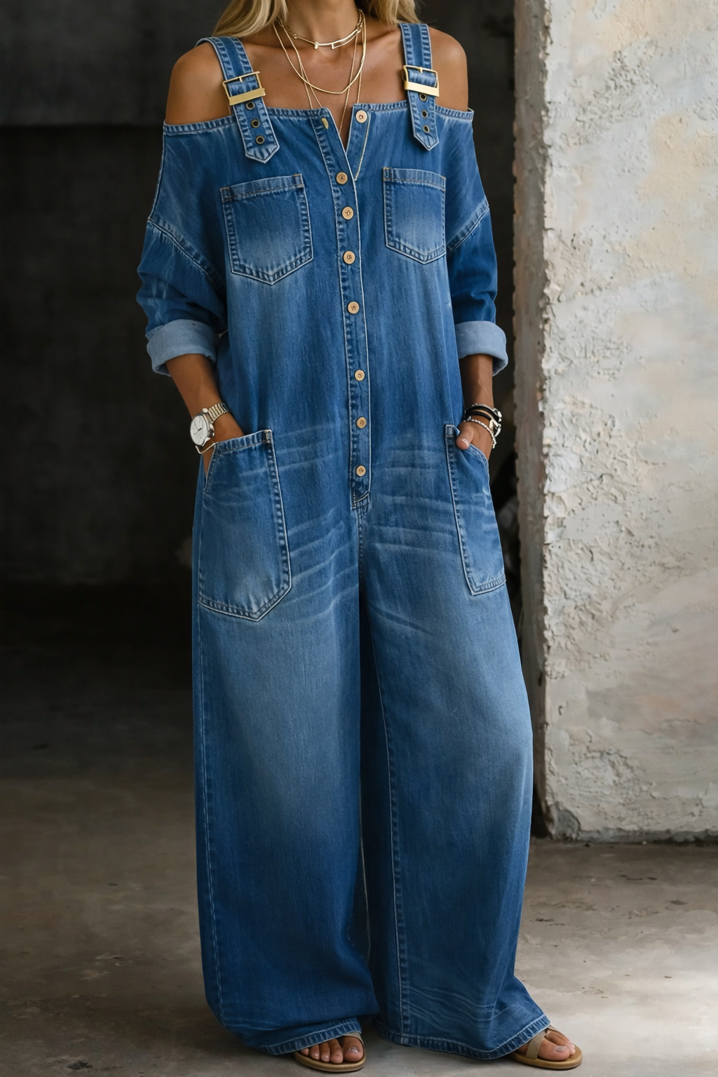 Sofia™ | Denim jumpsuit