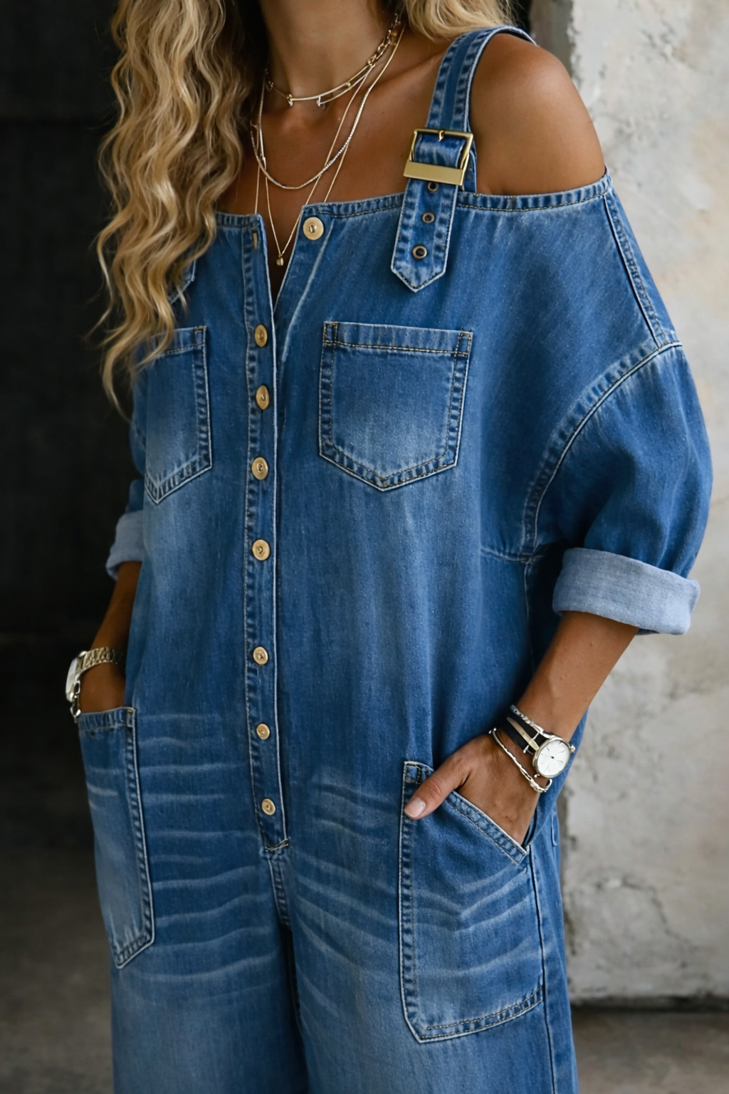 Sofia™ | Denim jumpsuit