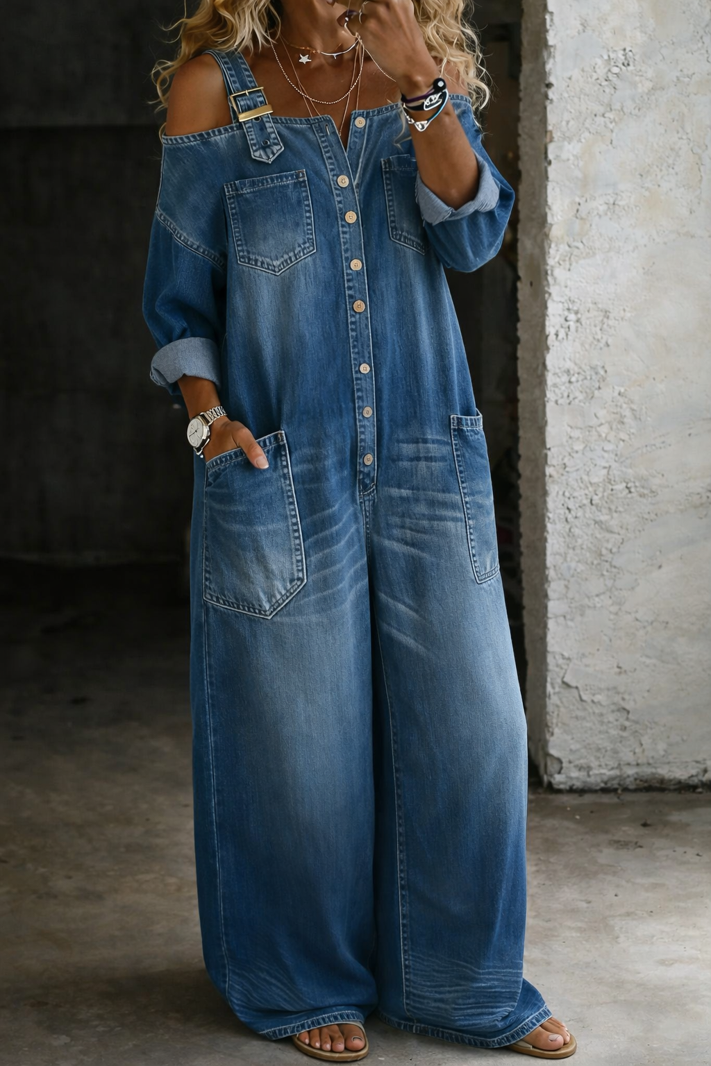 Sofia™ | Denim jumpsuit